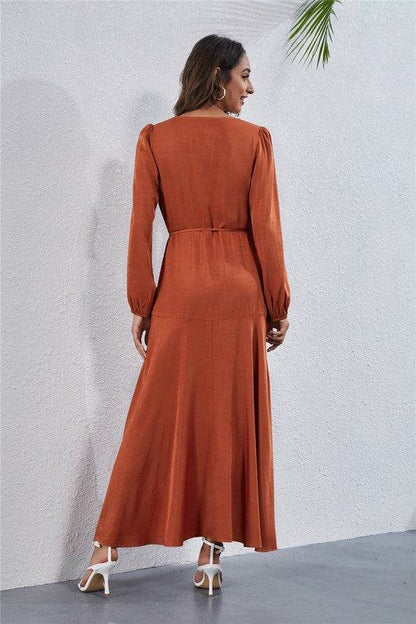 Women's V Neck Long Sleeve Maxi Dress - Shop Style & More | Fresh Looks, Everyday Deals & Free Shipping