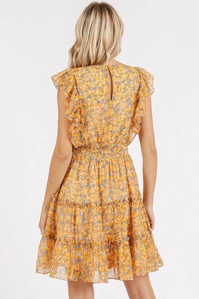 Mittoshop Ditsy Floral Print Ruffle Chiffon Mini Dress - Shop Style & More | Fresh Looks, Everyday Deals & Free Shipping