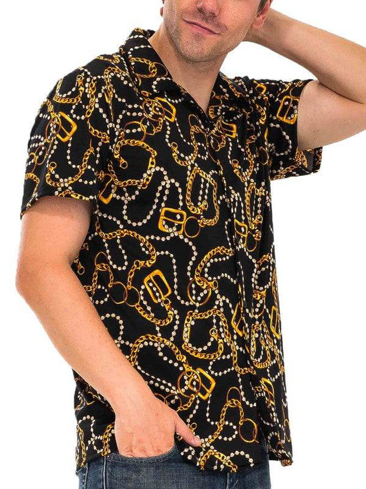 Weiv Mens String Bead Status Button Down - Shop Style & More | Fresh Looks, Everyday Deals & Free Shipping