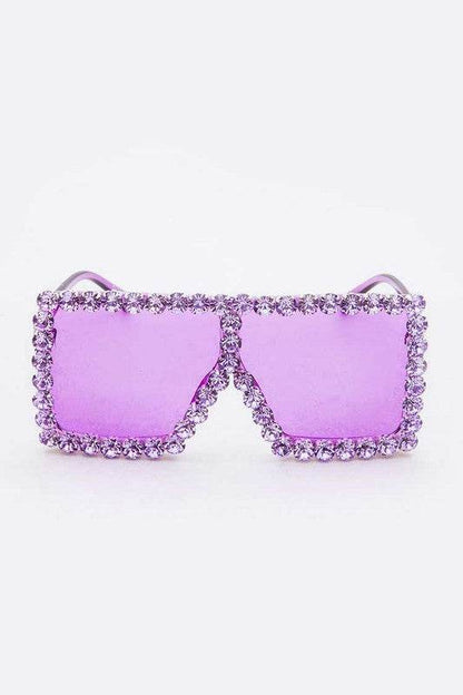 Crystal Iconic Shield Inspired Square Statement - Shop Style & More | Fresh Looks, Everyday Deals & Free Shipping