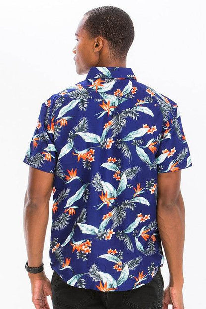 Hawaiian Print Button Down Shirt - Shop Style & More | Fresh Looks, Everyday Deals & Free Shipping