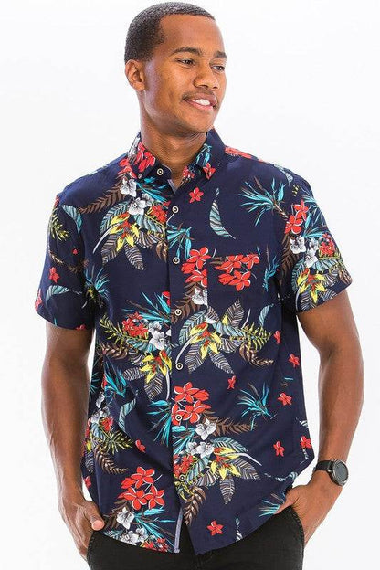 HAWAIIAN BUTTON DOWN SHIRT - Shop Style & More | Fresh Looks, Everyday Deals & Free Shipping