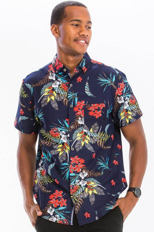 HAWAIIAN BUTTON DOWN SHIRT - Shop Style & More | Fresh Looks, Everyday Deals & Free Shipping