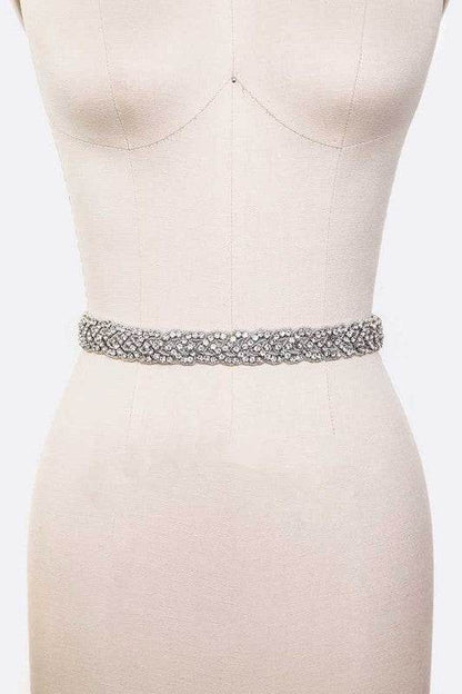 Rhinestone Embellished Bridal Sash Belt - Shop Style & More | Fresh Looks, Everyday Deals & Free Shipping