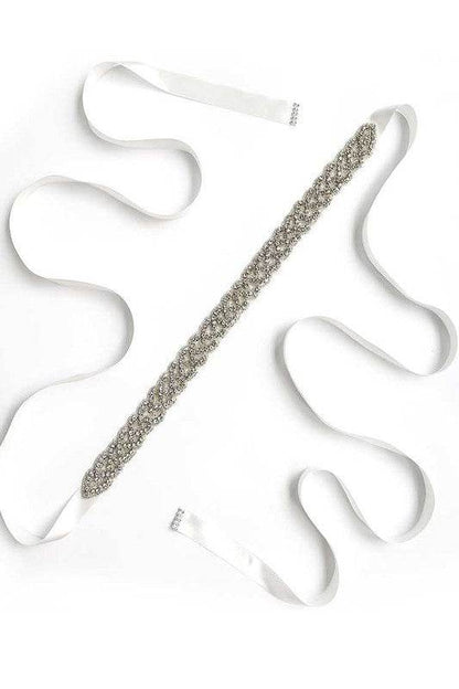 Rhinestone Embellished Bridal Sash Belt - Shop Style & More | Fresh Looks, Everyday Deals & Free Shipping