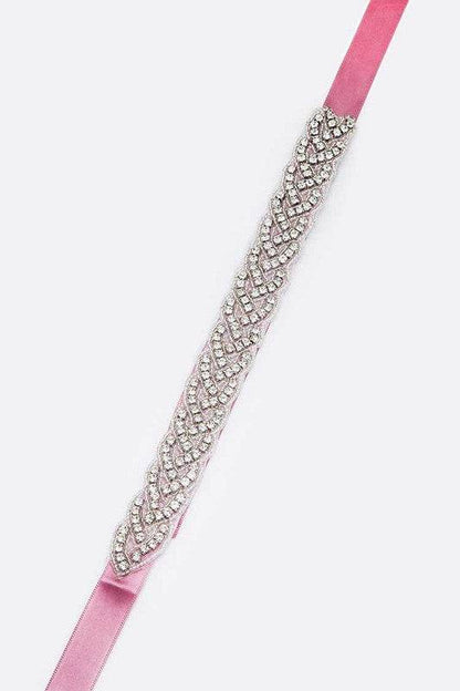 Rhinestone Embellished Bridal Sash Belt - Shop Style & More | Fresh Looks, Everyday Deals & Free Shipping