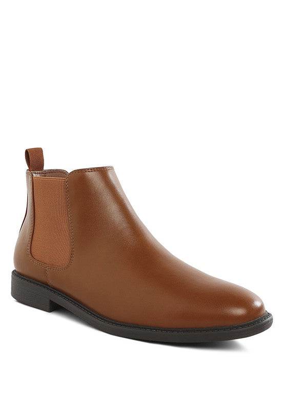 Fraser Men's Faux Leather Chelsea Boots - Shop Style & More | Fresh Looks, Everyday Deals & Free Shipping