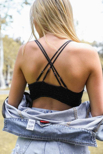 Crochet Daisy Longline Bralette - Shop Style & More | Fresh Looks, Everyday Deals & Free Shipping