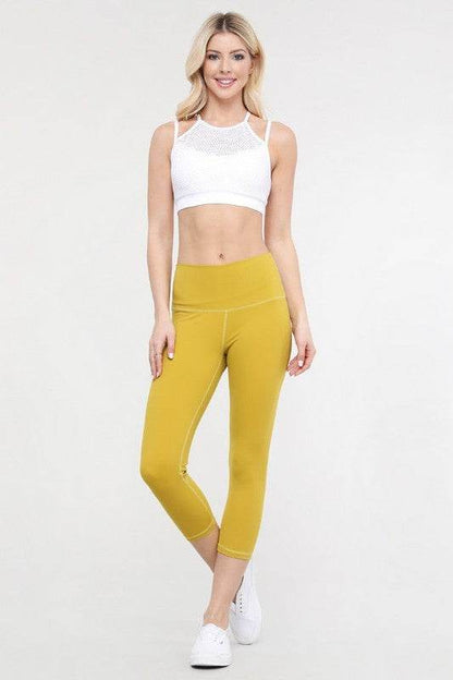 Buttery Soft Capri Activewear Leggings - Shop Style & More | Fresh Looks, Everyday Deals & Free Shipping
