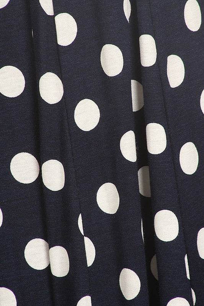 Paneled polka dot a-line midi dress - Shop Style & More | Fresh Looks, Everyday Deals & Free Shipping