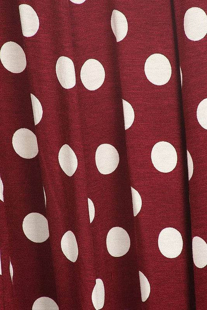 Paneled polka dot a-line midi dress - Shop Style & More | Fresh Looks, Everyday Deals & Free Shipping