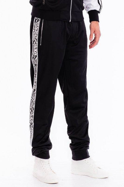 Weiv Mens Snake Side Tape Jogger Pants - Shop Style & More | Fresh Looks, Everyday Deals & Free Shipping