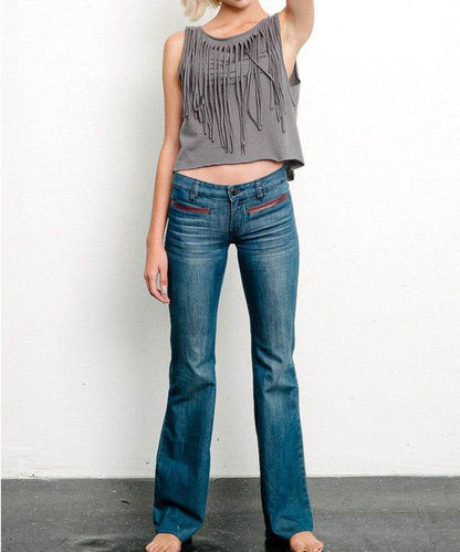 PRE WASHED Recycled Cotton Fringe Graphic T - Shop Style & More | Fresh Looks, Everyday Deals & Free Shipping