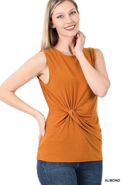ITY Knot-Front Sleeveless Top - Shop Style & More | Fresh Looks, Everyday Deals & Free Shipping