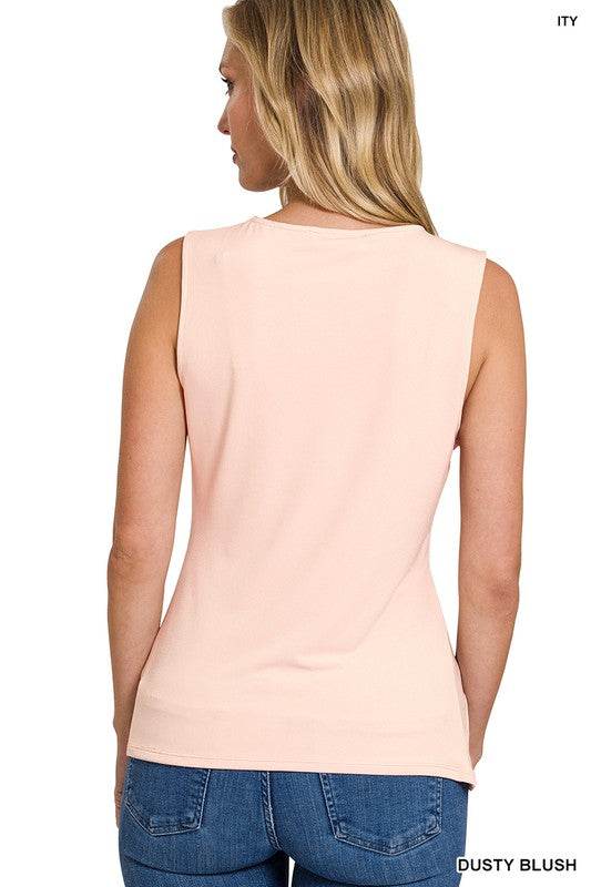 ITY Knot-Front Sleeveless Top - Shop Style & More | Fresh Looks, Everyday Deals & Free Shipping