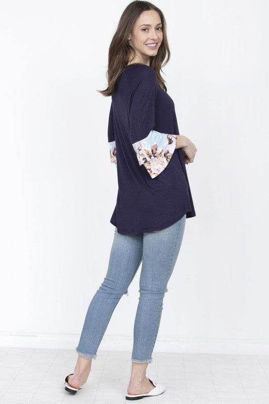 Floral Double Ruffle Tunic - Shop Style & More | Fresh Looks, Everyday Deals & Free Shipping