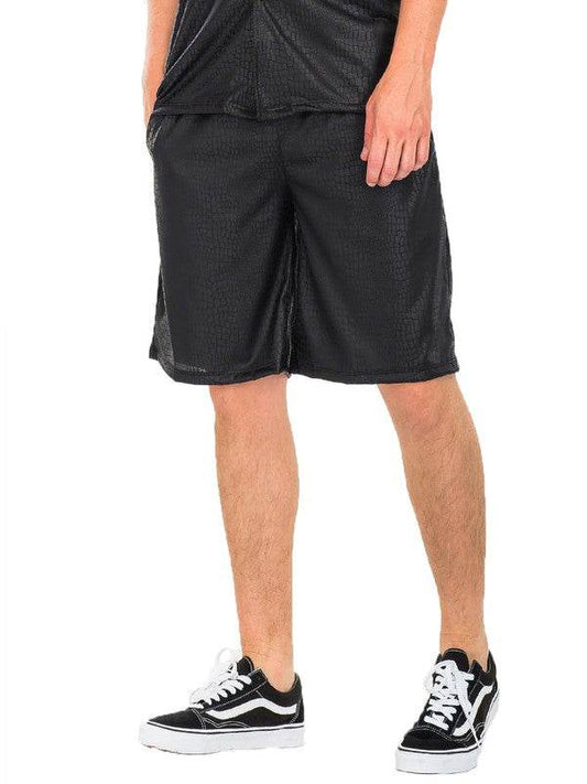 Weiv Men Short Embossed Snake Skin Shorts - Shop Style & More | Fresh Looks, Everyday Deals & Free Shipping