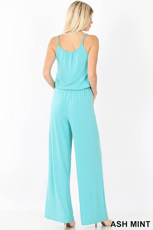 Spaghetti Strap Jumpsuit with Pockets - Shop Style & More | Fresh Looks, Everyday Deals & Free Shipping