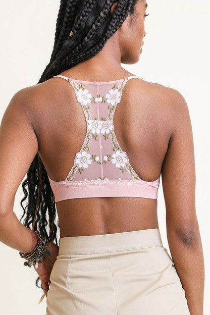 Floral Lattice Bralette - Shop Style & More | Fresh Looks, Everyday Deals & Free Shipping
