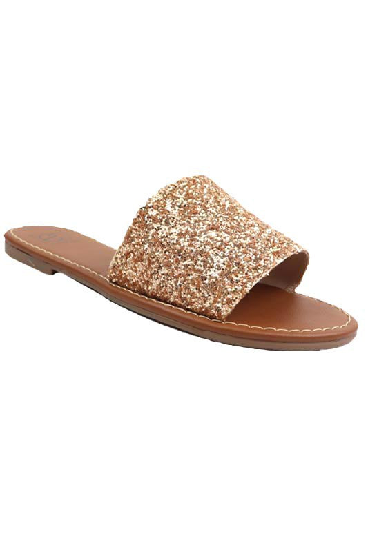 Lulu-4 Rose Gold Glitter 6 Sandals