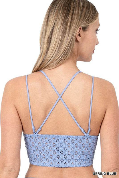 Crochet Lace Bralette with Bra Pads - Shop Style & More | Fresh Looks, Everyday Deals & Free Shipping