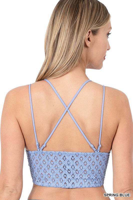 Crochet Lace Bralette with Bra Pads - Shop Style & More | Fresh Looks, Everyday Deals & Free Shipping