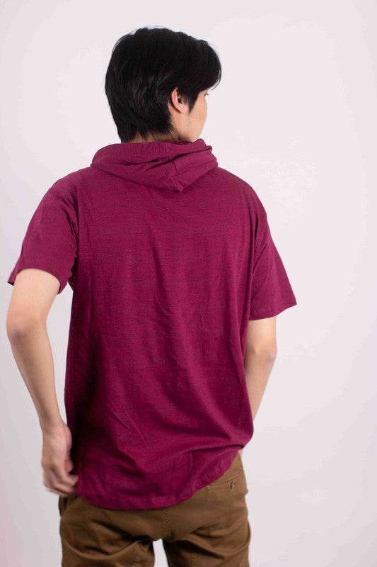 LIGHT WEIGHT TRIBLEND SHORT SLEEVES HOODIE - Shop Style & More | Fresh Looks, Everyday Deals & Free Shipping