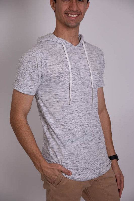 LIGHT WEIGHT TRIBLEND SHORT SLEEVES HOODIE - Shop Style & More | Fresh Looks, Everyday Deals & Free Shipping