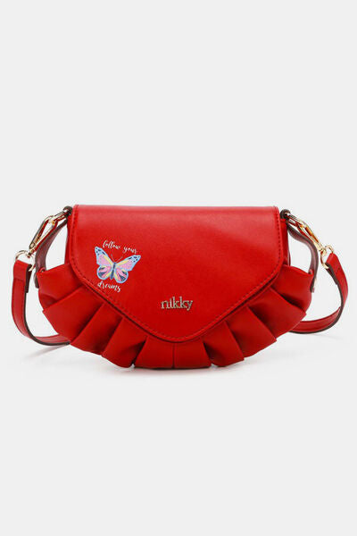 Nicole Lee USA Graphic Crossbody Bag Red One Size Bags