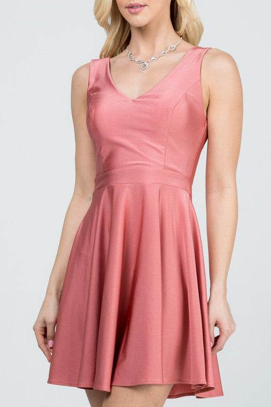 Sleeveless Dalia fit and flared tricot dress - Shop Style & More | Fresh Looks, Everyday Deals & Free Shipping