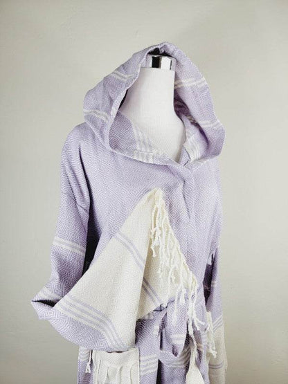 Unisex Robe, Beach or spa Robe with pockets - Lila - Shop Style & More | Fresh Looks, Everyday Deals & Free Shipping