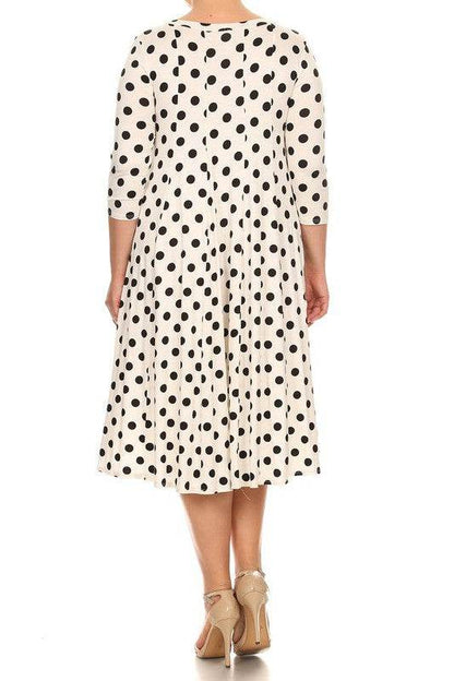 Polka dot midi dress in relaxed fit - Shop Style & More | Fresh Looks, Everyday Deals & Free Shipping