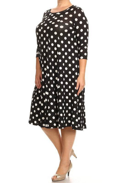 Polka dot midi dress in relaxed fit - Shop Style & More | Fresh Looks, Everyday Deals & Free Shipping