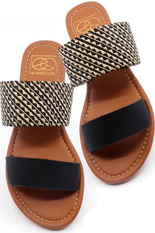 Two Band Slide Sandal Sandals