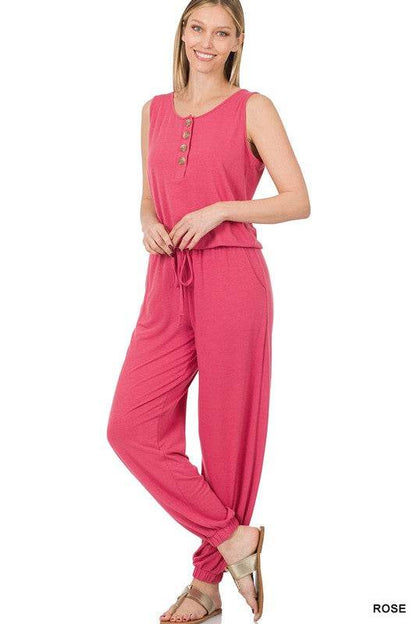 Sleeveless Jogger Jumpsuit - Shop Style & More | Fresh Looks, Everyday Deals & Free Shipping