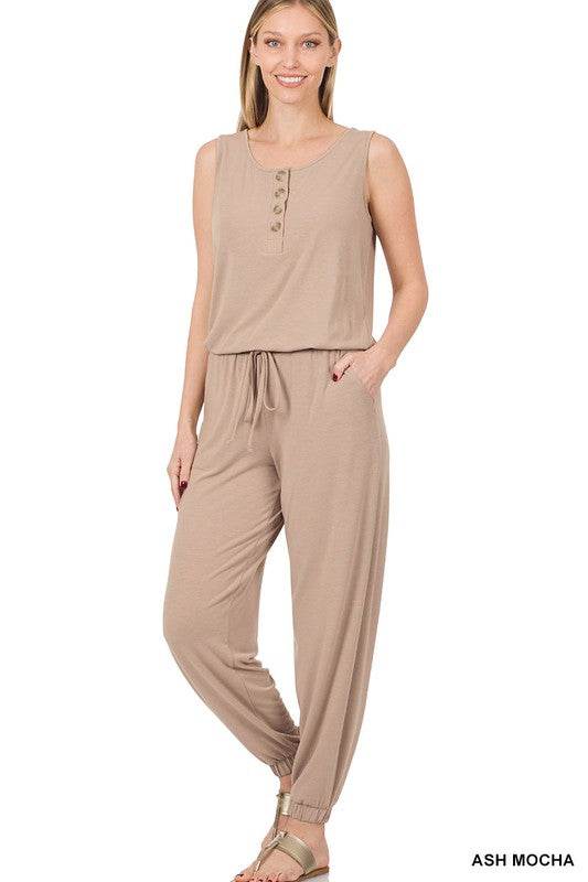 Sleeveless Jogger Jumpsuit - Shop Style & More | Fresh Looks, Everyday Deals & Free Shipping