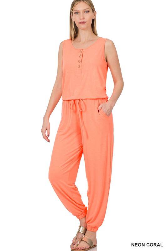 Sleeveless Jogger Jumpsuit - Shop Style & More | Fresh Looks, Everyday Deals & Free Shipping