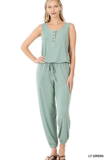 Sleeveless Jogger Jumpsuit - Shop Style & More | Fresh Looks, Everyday Deals & Free Shipping