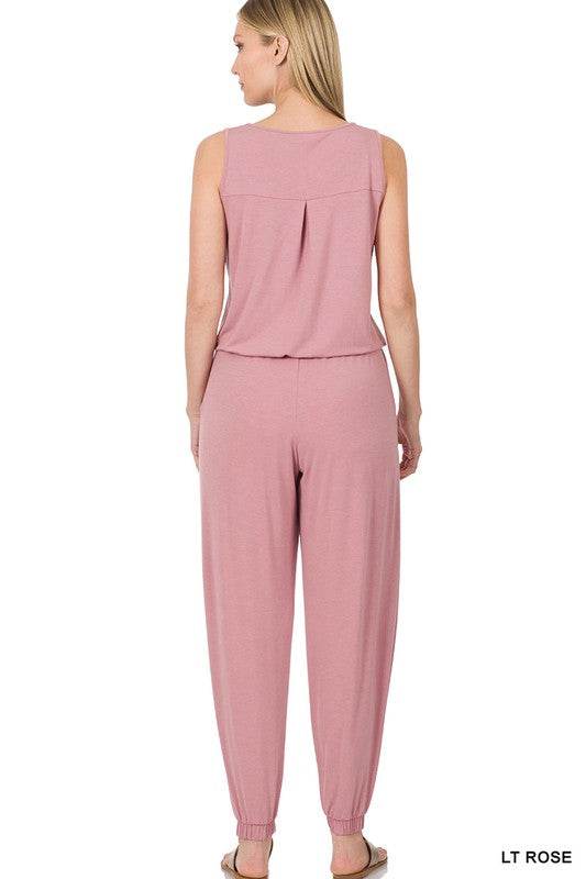 Sleeveless Jogger Jumpsuit - Shop Style & More | Fresh Looks, Everyday Deals & Free Shipping