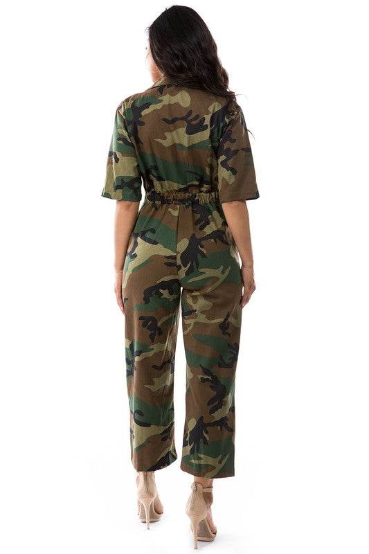 WOMEN FASHION CAMOFLAGE JUMPSUIT - Shop Style & More | Fresh Looks, Everyday Deals & Free Shipping