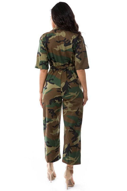 WOMEN FASHION CAMOFLAGE JUMPSUIT - Shop Style & More | Fresh Looks, Everyday Deals & Free Shipping