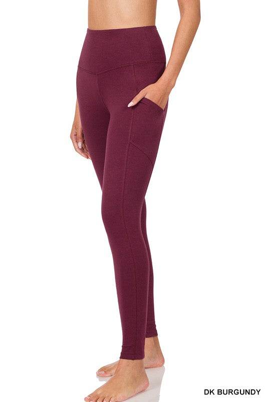 Better Cotton Wide Waistband Pocket Leggings - Shop Style & More | Fresh Looks, Everyday Deals & Free Shipping