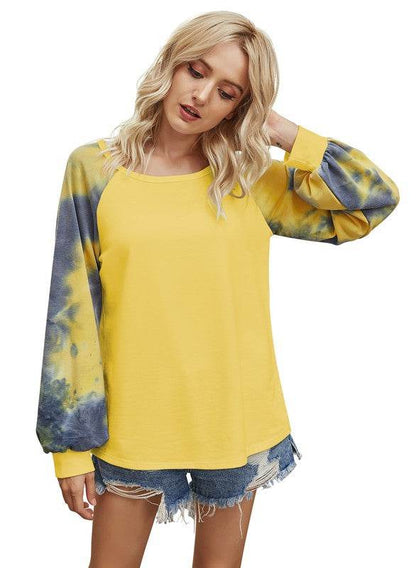 Round Neck Long Sleeve Loose Top - Shop Style & More | Fresh Looks, Everyday Deals & Free Shipping