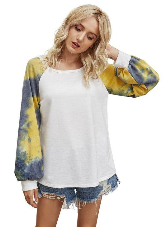 Round Neck Long Sleeve Loose Top - Shop Style & More | Fresh Looks, Everyday Deals & Free Shipping