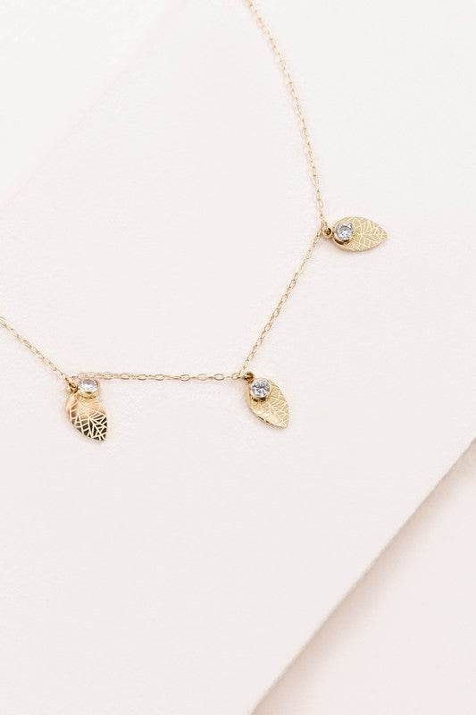 Leaf and Rhinestone Chain Anklet - Shop Style & More | Fresh Looks, Everyday Deals & Free Shipping