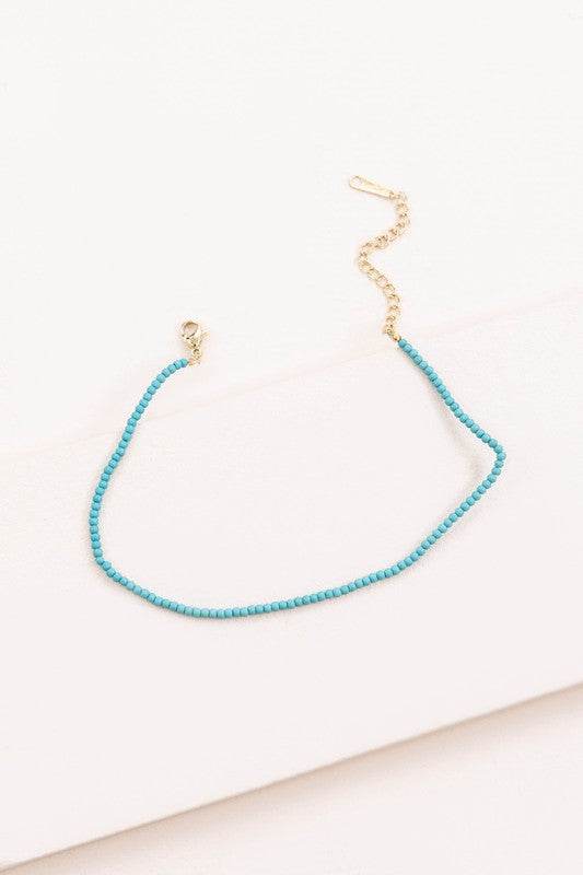 Turquoise Beaded Anklet - Shop Style & More | Fresh Looks, Everyday Deals & Free Shipping