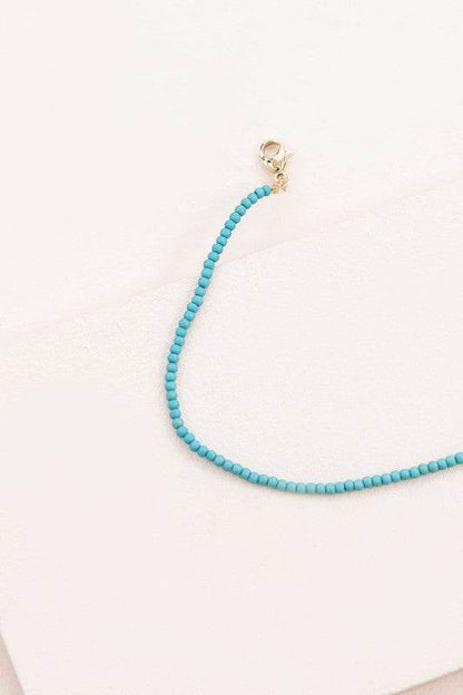 Turquoise Beaded Anklet - Shop Style & More | Fresh Looks, Everyday Deals & Free Shipping