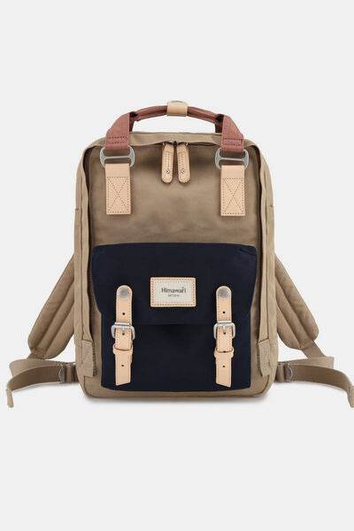 Himawari Contrast Waterproof Nylon Backpack Bag - Shop Style & More | Fresh Looks, Everyday Deals & Free Shipping