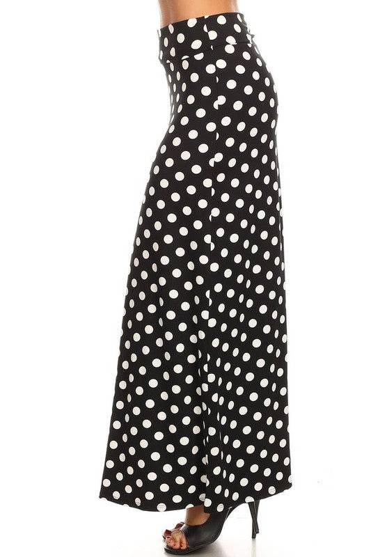 Polka dot maxi length skirt - Shop Style & More | Fresh Looks, Everyday Deals & Free Shipping