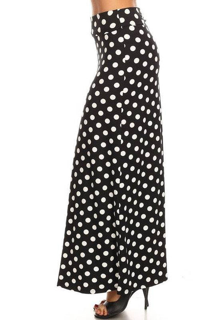 Polka dot maxi length skirt - Shop Style & More | Fresh Looks, Everyday Deals & Free Shipping